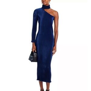 NWT L'IDEE 90s One Shoulder Dress